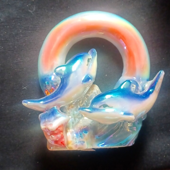 Glass dolphin figurines - Picture 2 of 9